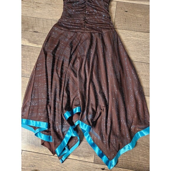 City Triangles Y2K Aysemmetrical Halter Dress Size S - Picture 4 of 6